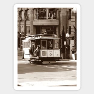 San Francisco Cable Car Sticker